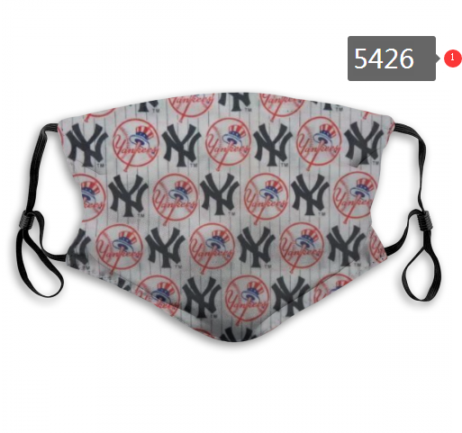 2020 MLB New York Yankees #6 Dust mask with filter